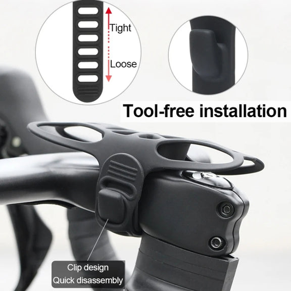 GUB P9 Bicycle Dragonfly Shape Silicone Phone Holder(Beige)