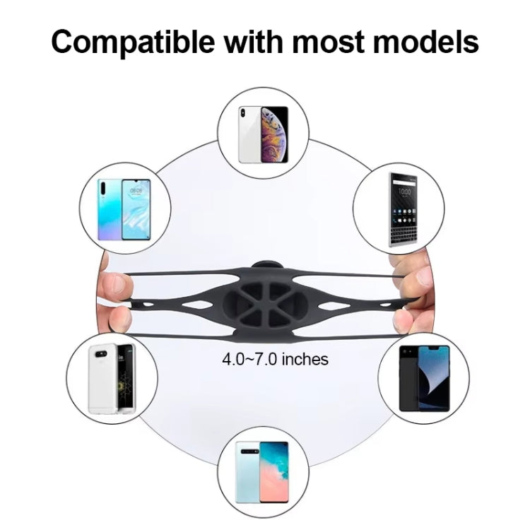 GUB P9 Bicycle Dragonfly Shape Silicone Phone Holder(Beige)