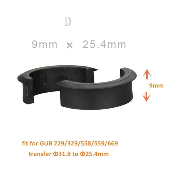 GUB Code Table Stand Lamp Holder Washer Mobile Phone Holder Reducing Ring Gasket, Style: D 9x25.4mm