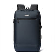 SKV B20453 Men Business Casual Multifunctional Double Shoulder Bag Large Capacity Laptop Backpack(Blue) - Backpack by SKV | Online Shopping South Africa | PMC TechLife | Buy Now Pay Later Mobicred