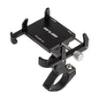 GUB PLUS21 Bicycle Mobile Phone Holder Motorcycle 360 Degree Rotating Mount For 22.2-31.8mm Tube Diameter(Black) - Holders by GUB | Online Shopping South Africa | PMC TechLife | Buy Now Pay Later Mobicred