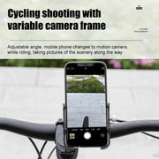 GUB PLUS21 Bicycle Mobile Phone Holder Motorcycle 360 Degree Rotating Mount For 22.2-31.8mm Tube Diameter(Black)