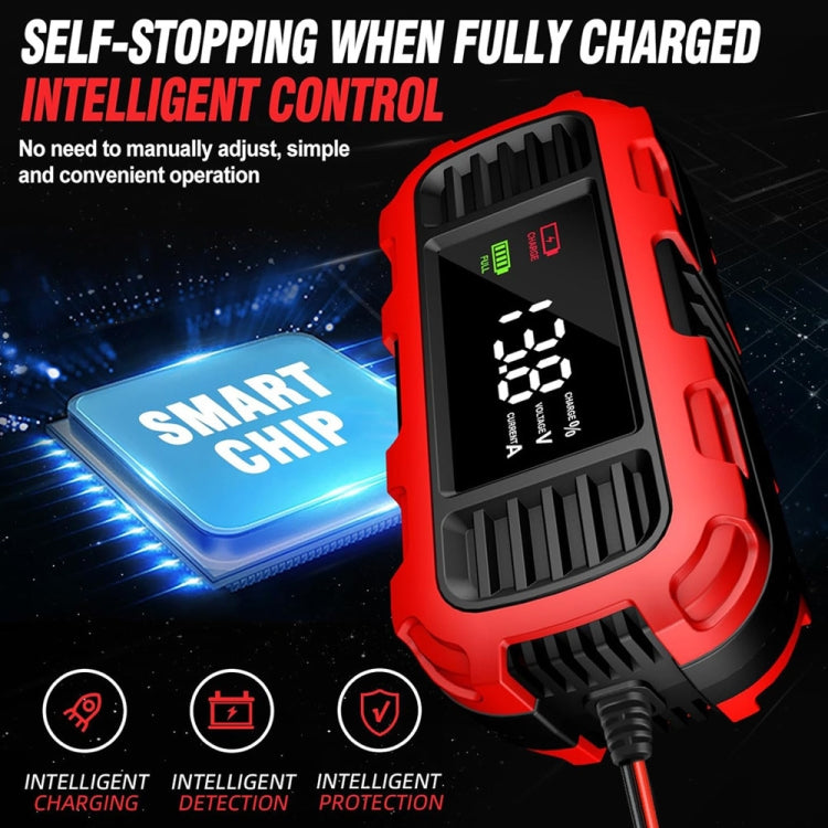 FOXSUR 2A 12V Motorcycle ATV Fully Automatic Trickle Battery Charger(EU Plug)
