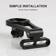 GUB G696 Bicycle Aluminium Code Table Holder Adjustable Extension Bracket(Black)