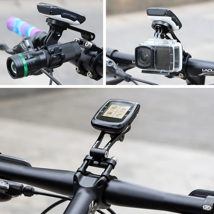 GUB G696 Bicycle Aluminium Code Table Holder Adjustable Extension Bracket(Black)