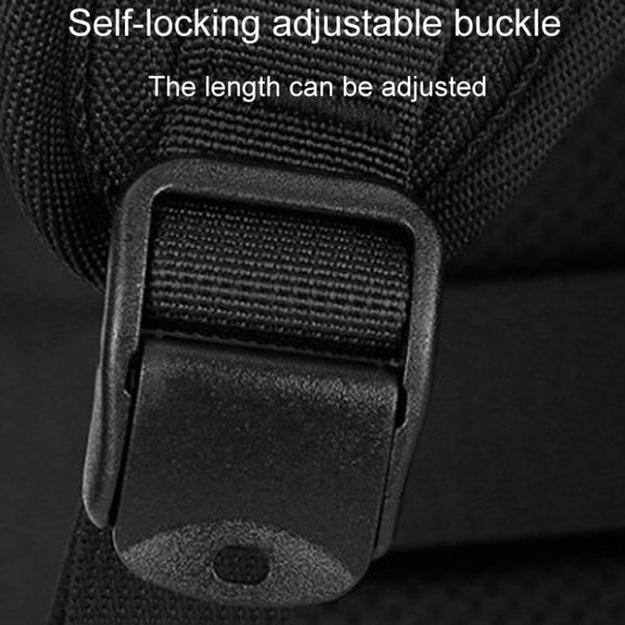SKV BLB2006 Men Business Travel Double Shoulder Bag Large Capacity Casual Laptop Backpack(Black)