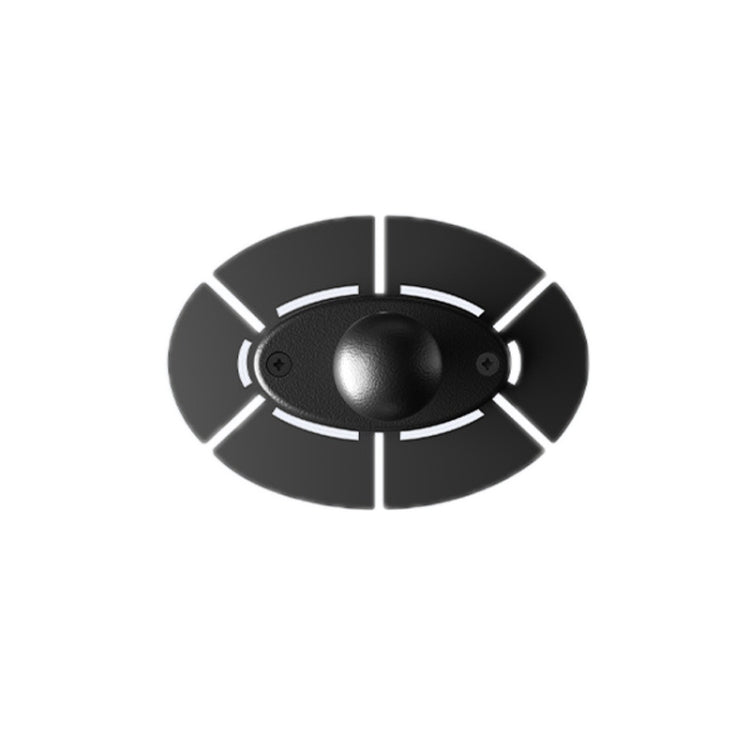SUV Car Modified Central Control Bracket Base Slider, Specifications: Paste Elliptical Base