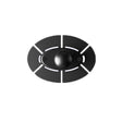 SUV Car Modified Central Control Bracket Base Slider, Specifications: Paste Elliptical Base - Universal Car Holders by PMC TechLife | Online Shopping South Africa | PMC TechLife | Buy Now Pay Later Mobicred