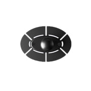 SUV Car Modified Central Control Bracket Base Slider, Specifications: Paste Elliptical Base