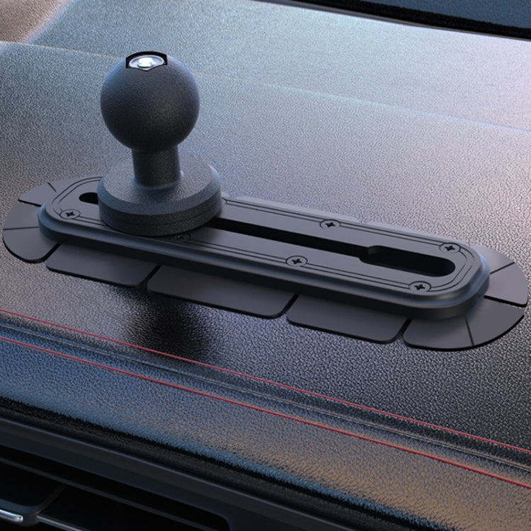SUV Car Modified Central Control Bracket Base Slider, Specifications: Paste Rail Base