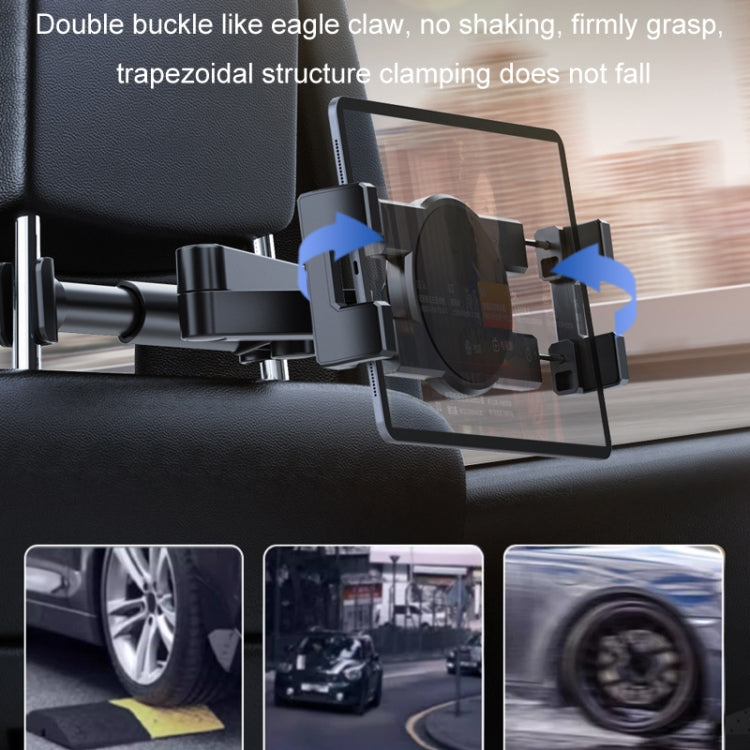 Car Seat Backrest Mobile Phone Tablet Holder, Model: A081+X159