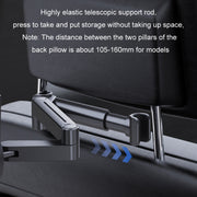 Car Seat Backrest Mobile Phone Tablet Holder, Model: A081+X159