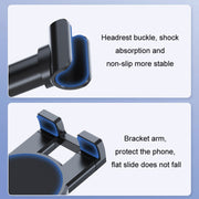 Car Seat Backrest Mobile Phone Tablet Holder, Model: A081+X159