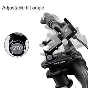 GUB G-95 Bicycle Mobile Phone Holder Bicycle Navigation Handlebar Bowl Cover Mount(Black)