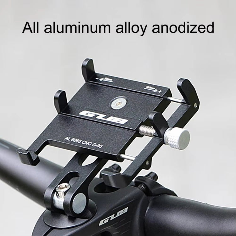 GUB G-95 Bicycle Mobile Phone Holder Bicycle Navigation Handlebar Bowl Cover Mount(Black)