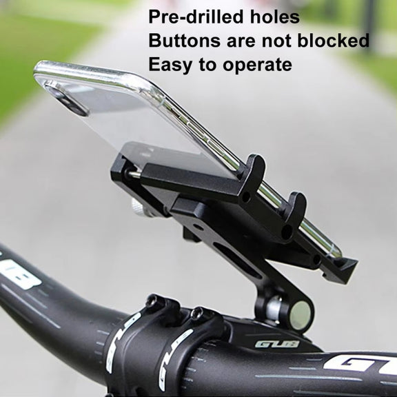 GUB G-95 Bicycle Mobile Phone Holder Bicycle Navigation Handlebar Bowl Cover Mount(Black)