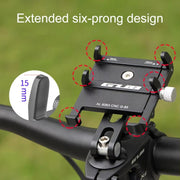 GUB G-95 Bicycle Mobile Phone Holder Bicycle Navigation Handlebar Bowl Cover Mount(Black)