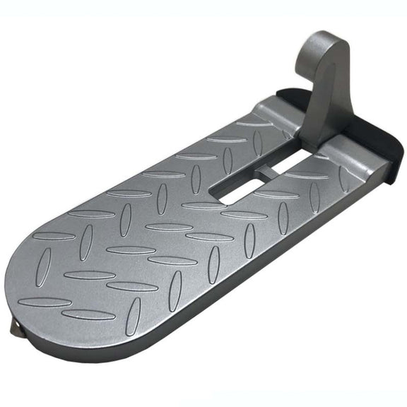 Car Extension Assisted Boarding Hooks Footrests(Silver)