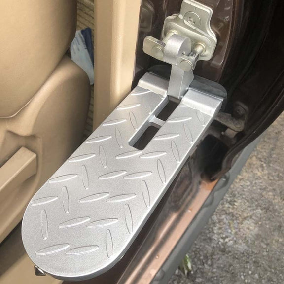 Car Extension Assisted Boarding Hooks Footrests(Gold)