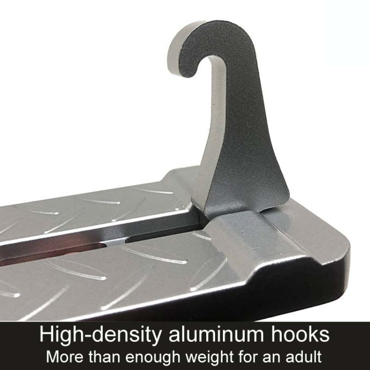 Car Extension Assisted Boarding Hooks Footrests(Gold)