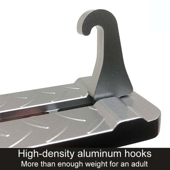 Car Extension Assisted Boarding Hooks Footrests(Gold)