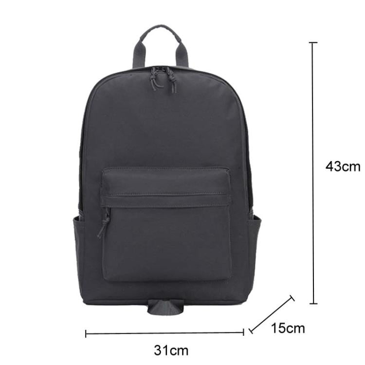 SKV SKV009 Outdoor Casual Double Shoulder Bag Large Capacity Laptop Backpack(Black)