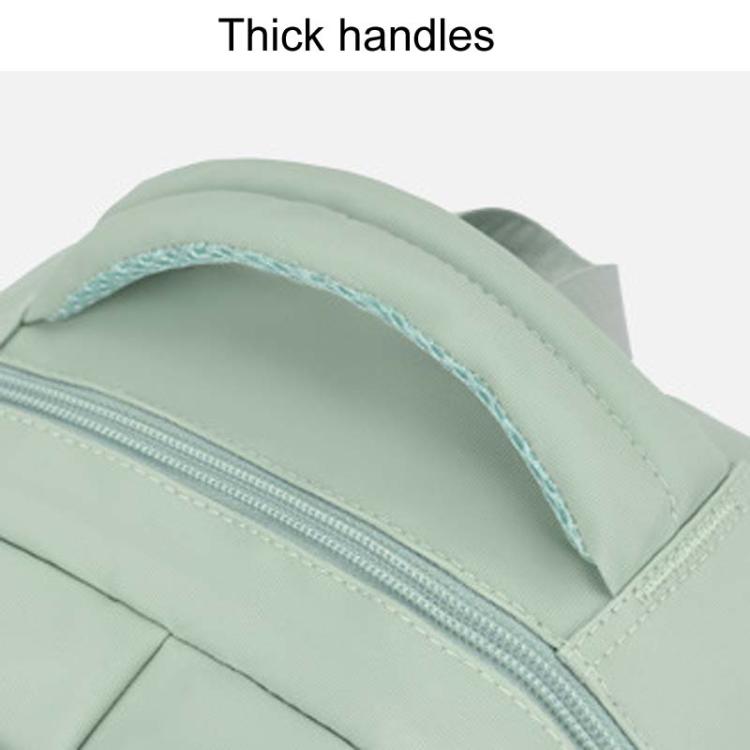 SKV B23874 Large Capacity Water Resistant Double Shoulder Casual Laptop Bag(Matcha Color)
