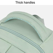 SKV B23874 Large Capacity Water Resistant Double Shoulder Casual Laptop Bag(Matcha Color)