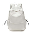 SKV B1530 Large Capacity Student School Bag Casual Double Shoulder Laptop Backpack(White) - Backpack by SKV | Online Shopping South Africa | PMC TechLife | Buy Now Pay Later Mobicred
