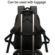 SKV B20537 Lightweight Traveling Double Shoulder Bag Large Capacity Laptop Backpack(Black)