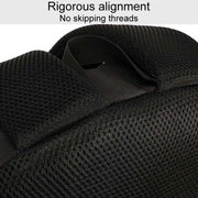 SKV B20537 Lightweight Traveling Double Shoulder Bag Large Capacity Laptop Backpack(Black)