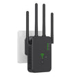 Urant U10 300Mbps 2.4G Wireless Repeater WiFi Signal Amplifier With 4 Antennas US Plug Black - Broadband Amplifiers by Urant | Online Shopping South Africa | PMC TechLife | Buy Now Pay Later Mobicred