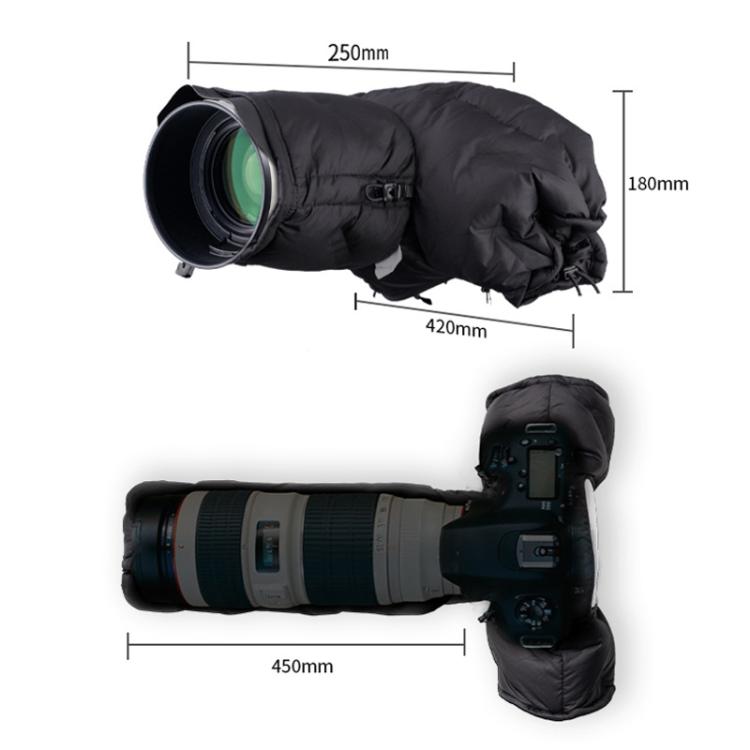 PGYTECH Camera Lens Warm Cold-proof Down Cover, Style: Telephoto