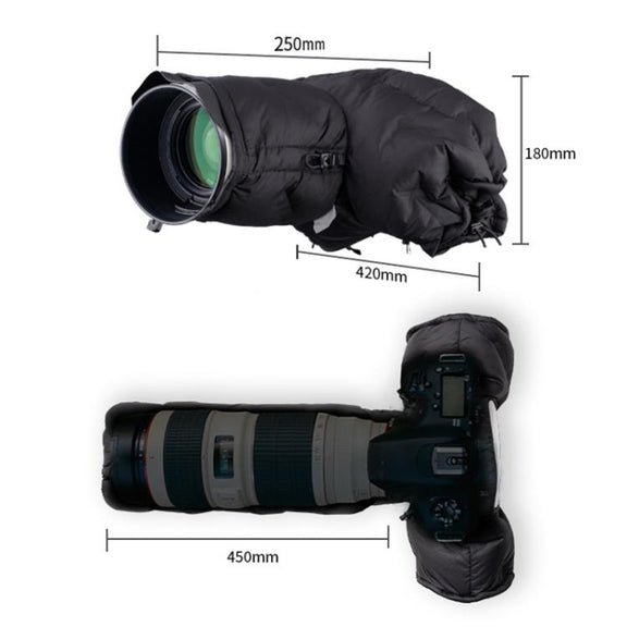 PGYTECH Camera Lens Warm Cold-proof Down Cover, Style: Telephoto