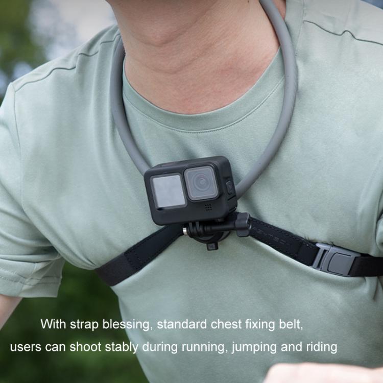 PGYTECH Sports Camera Neck Mount For Angled Shooting, Specifications: P-GM-153 Set