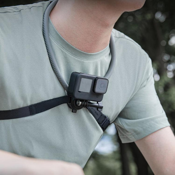 PGYTECH Sports Camera Neck Mount For Angled Shooting, Specifications: P-GM-153 Set