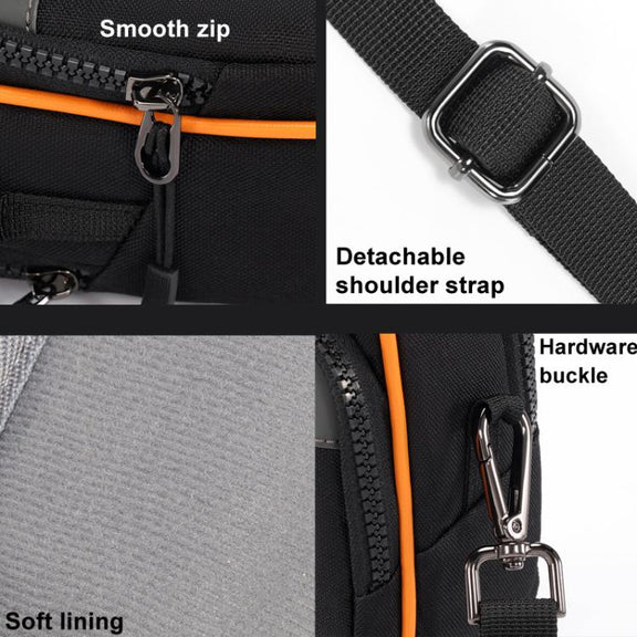 Cwatcun D168 Small Convenient Camera Bag Scratch-Resistant And Wear-Resistant Microslice Card Camera Pouch(Black)