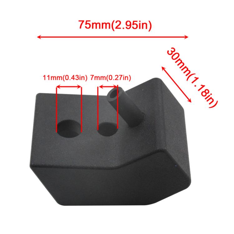 For Toyota / Lexus Car Seat Spacer Lift Gasket(Black)