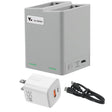 For DJI Mini 4 Pro / Mini 3 Pro / Mini 3 YX  Dual-Way Charger Battery Manager With 35W US Plug - free shipping - PMC TechLife - Order now!