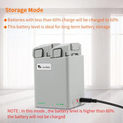 For DJI Mini 4 Pro / Mini 3 Pro / Mini 3 YX  Dual-Way Charger Battery Manager With 35W EU Plug