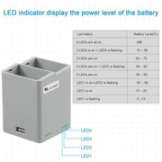 For DJI Mini 4 Pro / Mini 3 Pro / Mini 3 YX  Dual-Way Charger Battery Manager With 35W US Plug