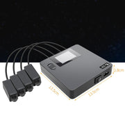 For DJI Mini 4 Pro / Mini 3 Pro / Mini 3 Color Screen Digital Display Four-Way Charger Battery Manager  EU Plug