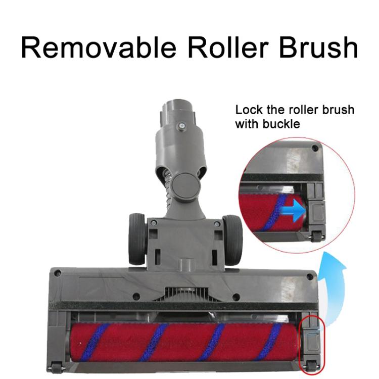 For Dyson V7 / V8 / V10 / V11 Vacuum Cleaner Floor Brush Head With LED Light 03B Roller Carpet