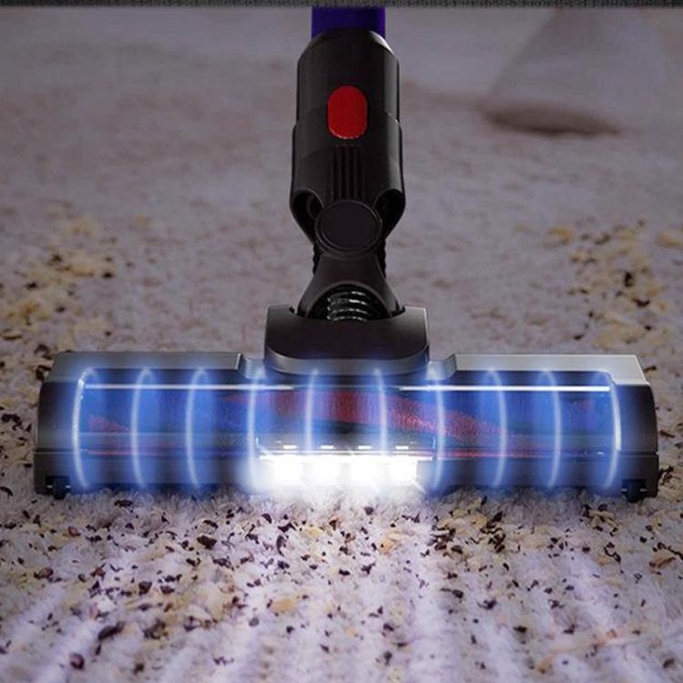 For Dyson V7 / V8 / V10 / V11 Vacuum Cleaner Floor Brush Head With LED Light 03A Soft Velvet