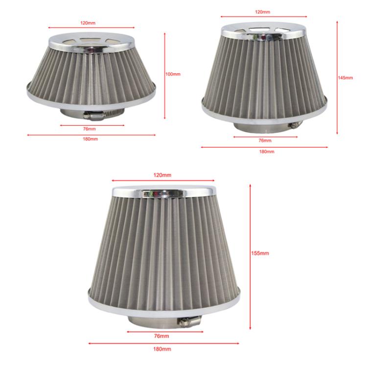 Medium Car Air Filter High Flow Mushroom-Head Engine Intake Modified Cartridge