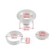 1.63 Inch RV Sunshade Eyelet Plug Cap(Transparent)