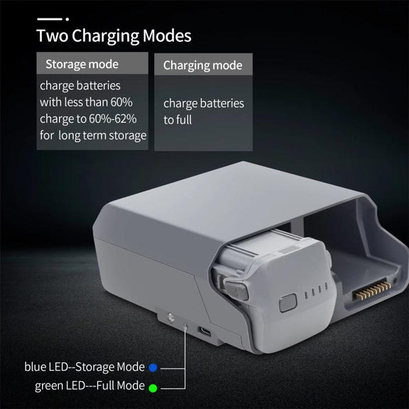 For DJI Air 3S /Air 3 YX Two-Way Charger Battery Manager(Light Gray)