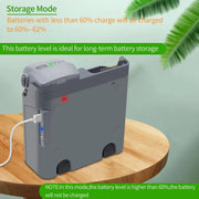For DJI Air 3S /Air 3 YX Two-Way Charger Battery Manager(Light Gray)