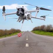For DJI Air 3S / Air 3 Drone YX Airdrop System Rechargeable Thrower Load 500g(Gray)