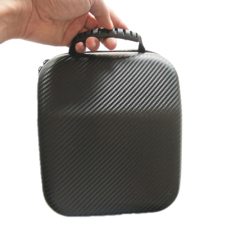 For Sennheiser HD660s/650/600/599/598/560S Headphone Bag(Straw Mat Pattern PU)